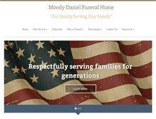 Tablet Screenshot of moodydaniel.com